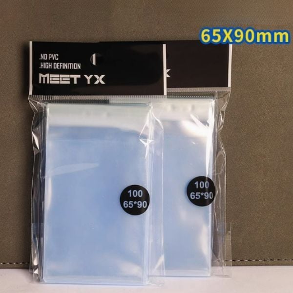  Sleeves trong suốt bọc bảo vệ bài Pokemon TCG One Piece Card Bo Góc 