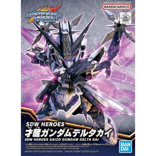 Saizo Gundam Delta Kai SDW Heroes Mô hình Gunpla chính hãng Bandai