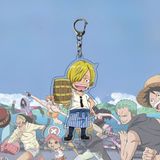  Móc khóa mica One Piece chibi 