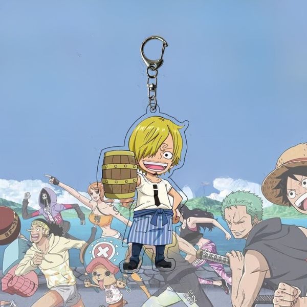  Móc khóa mica One Piece chibi 
