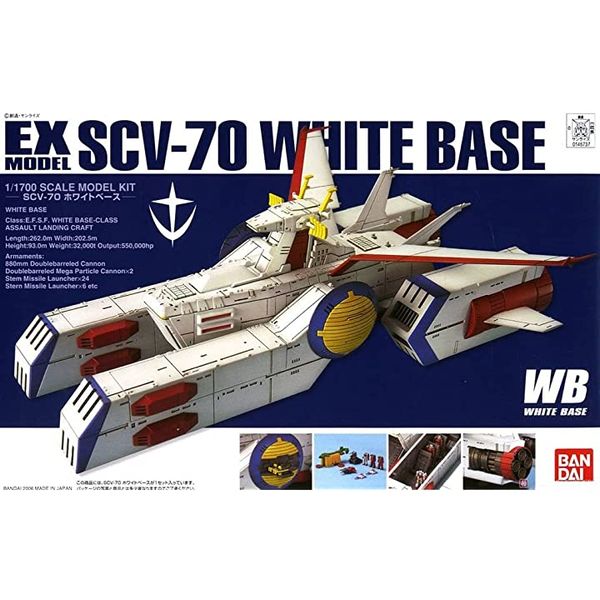 SCV-70 White Base EX Model 1/1700 Mô hình Gundam chính hãng Bandai