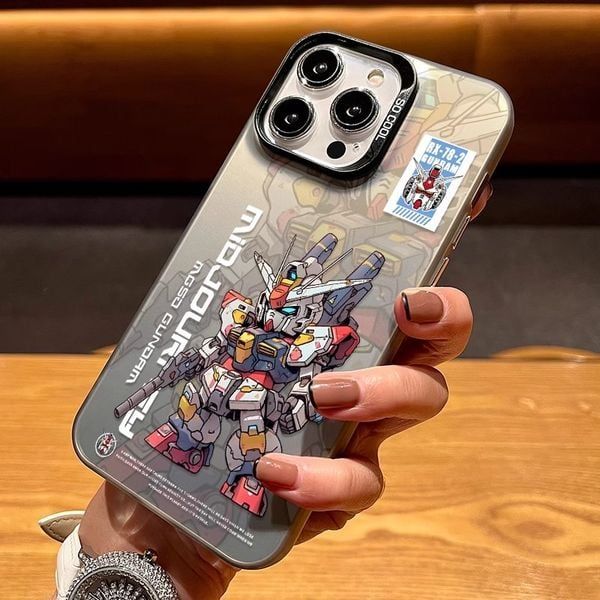  Ốp Điện Thoại iPhone 16 Pro/Pro Max SD Gundam Siêu Chi Tiết 