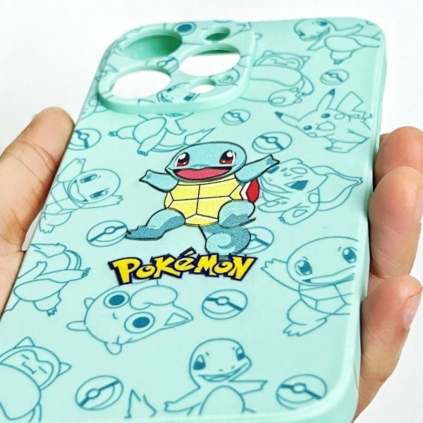  Case ốp họa tiết Pokemon Squirtle Minimal cho iPhone 14/Plus/Pro/Pro Max 