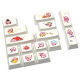  Set 15 nút Keycap Novelties Kirby Star Pixel cho phím cơ 