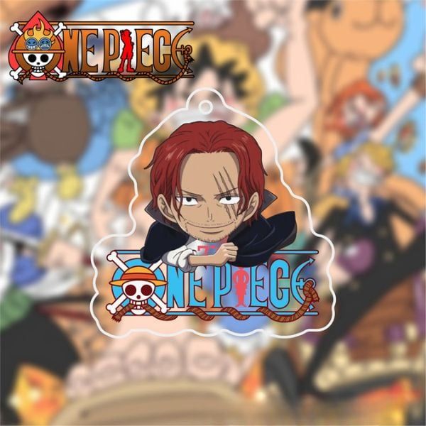  Móc khóa acrylic One Piece chibi logo 