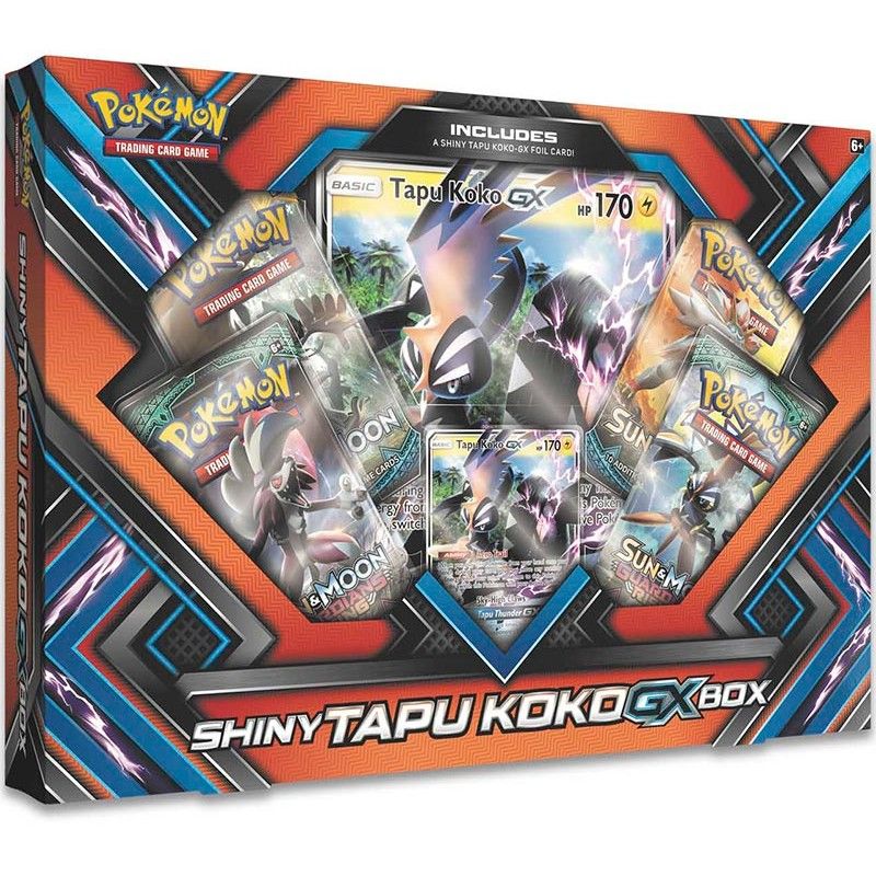  PB68 - SHINY TAPU KOKO-GX BOX (POKÉMON TRADING CARD GAME) 