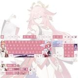  Bộ Keycap bàn phím cơ Genshin Impact Yae Miko Full Set 
