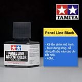  Lọ dung dịch mực kẻ lằn chìm Panel Line Accent Color - Black Tamiya 87131 