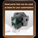  Option Parts Set 6 - Customize Heads A - 30MM - 1/144 