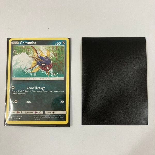 sleeves bọc bài Pokemon TCG standard black chính hãng