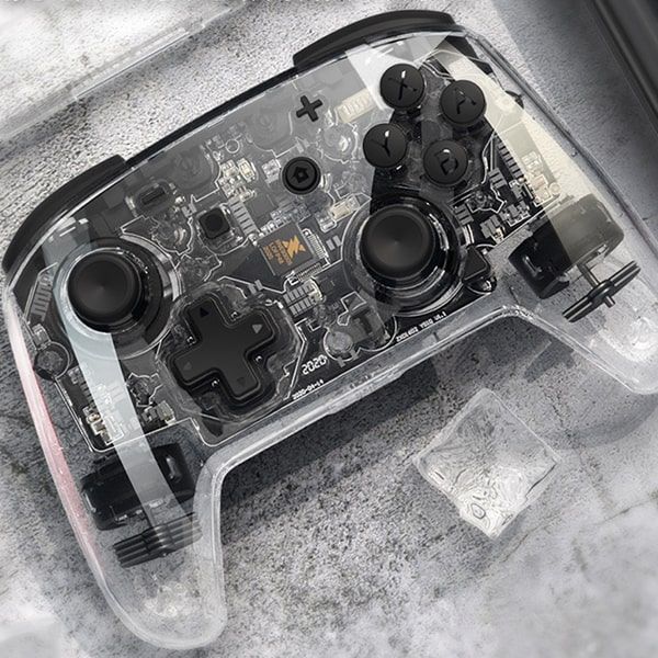 Tay cầm IINE Pro Controller cho Nintendo Switch trong suốt viền LED - L513