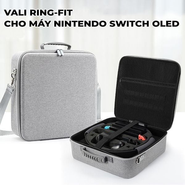  Vali Ring Fit cho máy game Nintendo Switch OLED Xám 