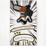  Pin cài áo huy hiệu Chainsaw Man Denji 