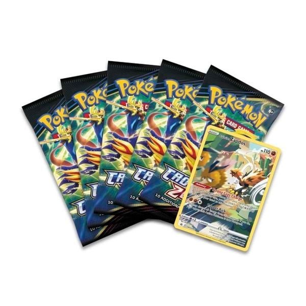 Bài Pokemon TCG Zenith Tin Galarian Zapdos chính hãng