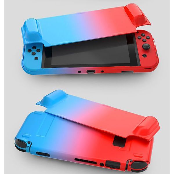  Case bảo vệ từ tính IINE cho Nintendo Switch - Neon Red Blue 