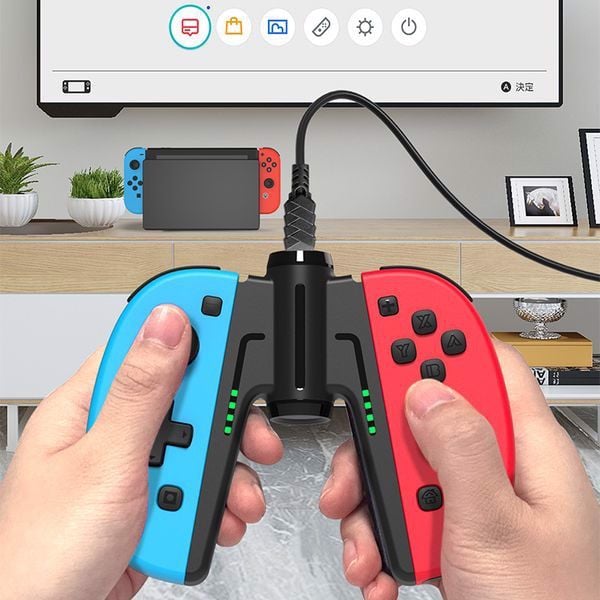  Joy-con IINE cho Nintendo Switch - Neon Red Blue V2 