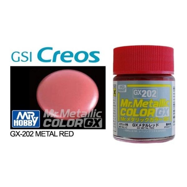 Gundam Store VN Sơn mô hình Mr.Metallic Color GX202 Metal Red chính hãng