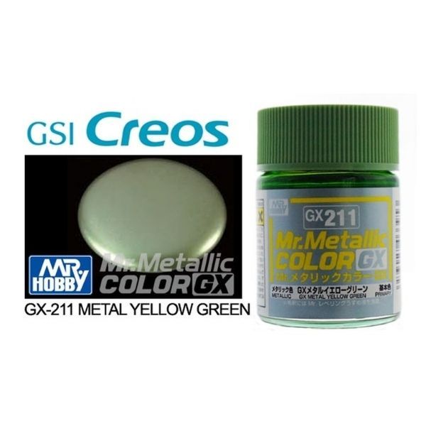 Gundam Store VN Sơn mô hình Mr.Metallic Color GX211 Yellow Green chính hãng giá rẻ nhất HCM