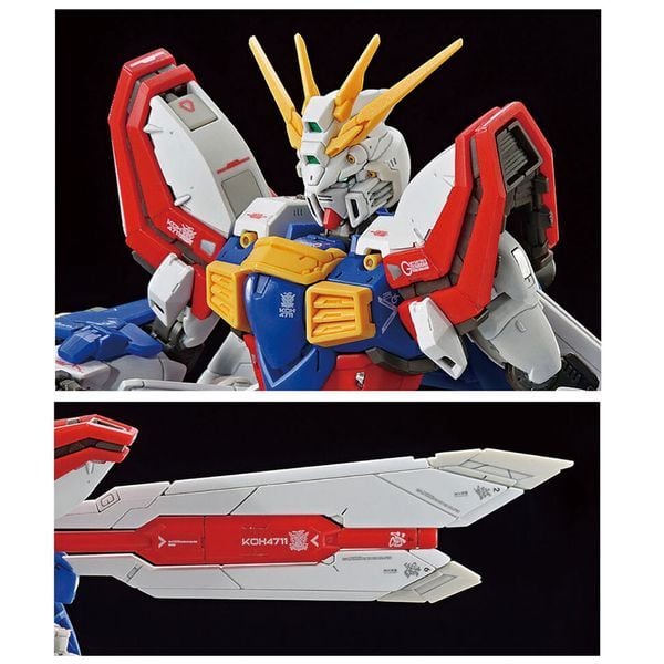 Gundam Decal God Gundam RG chính hãng Bandai