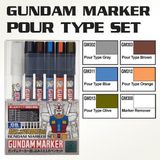  Gundam Marker Pouring Inking Pen Set GMS122 - Bút tô màu Gundam 