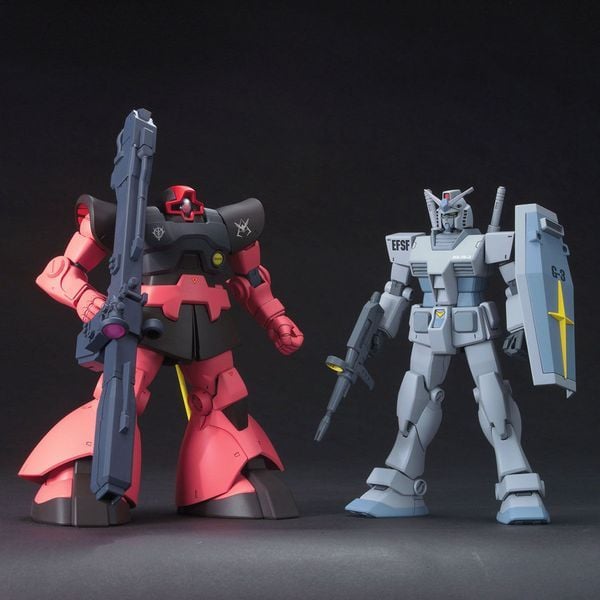 RX-78-3 Gundam VS MS-09RS Rick-Dom Set HGUC 1/144 Gunpla chính hãng Bandai