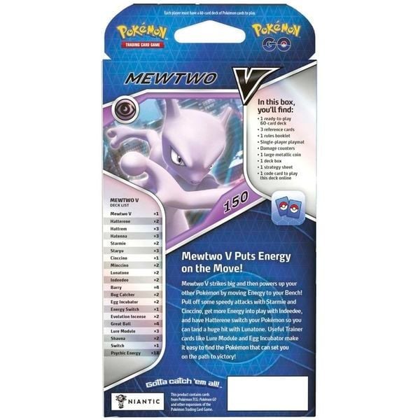  PD95 - Bộ bài Pokemon TCG Pokemon GO Mewtwo V Battle Deck 