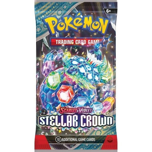 thẻ bài Pokemon TCG Stellar Crown Booster Pack chính hãng