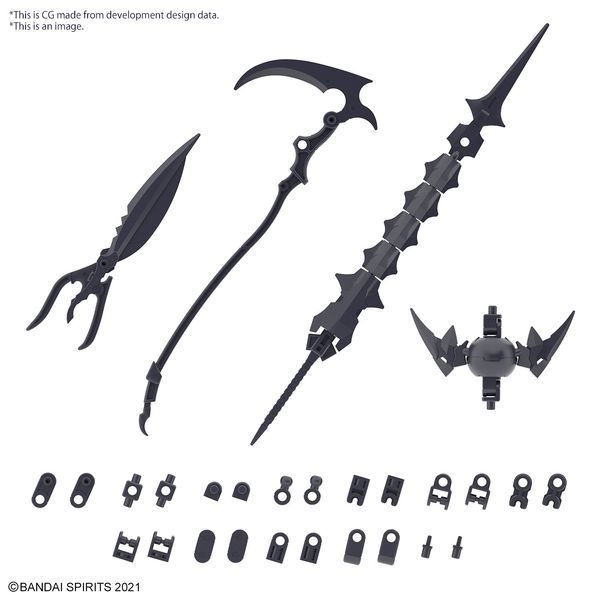 phụ kiện robot Option Parts Set 10 Reaper Armor 30MS chính hãng Bandai