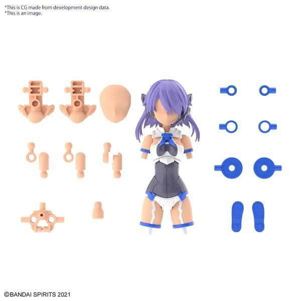 mô hình Option Parts Set 9 Commander Costume Color C 30MS chính hãng Bandai
