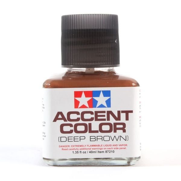  Accent Color Deep Brown - Tamiya 87210 - Màu hiệu ứng mô hình 