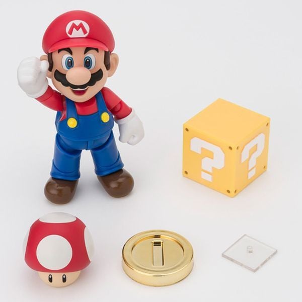  Mario - New Package Ver. - S.H.Figuarts - Mô hình động Bandai 