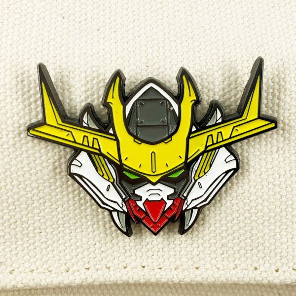  Huy hiệu pin cài áo hình đầu Gundam Barbatos 