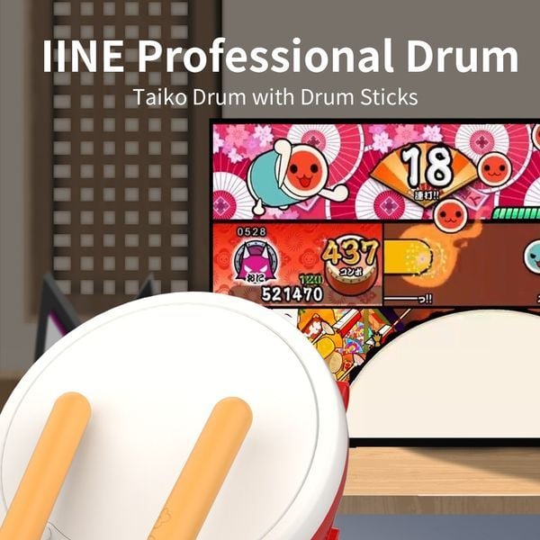  Bộ trống Taiko IINE cho Nintendo Switch & PS4 