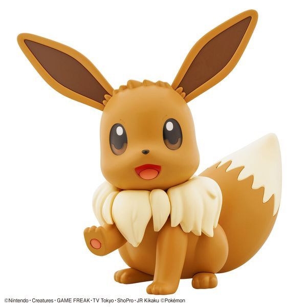  Eevee - Pokemon Plamo Collection Big - Mô hình lắp ráp chính hãng Bandai 