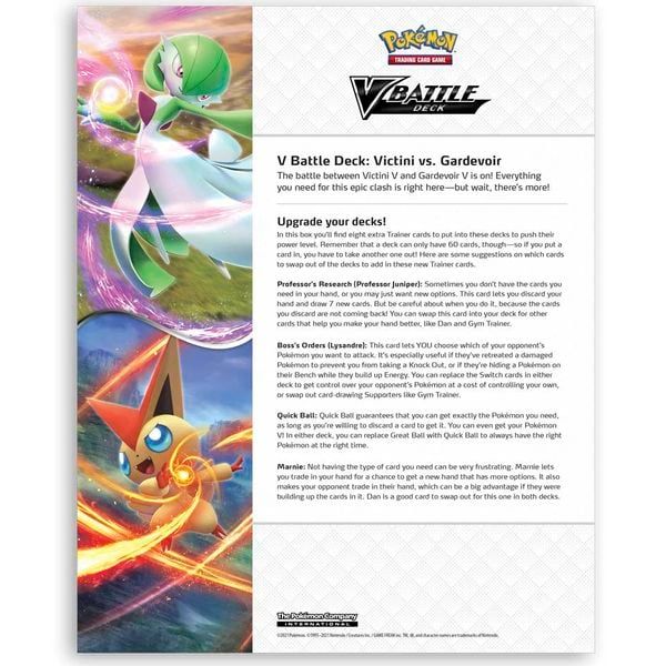  PD86 - Bộ bài Pokemon V Battle Deck Victini vs Gardevoir 