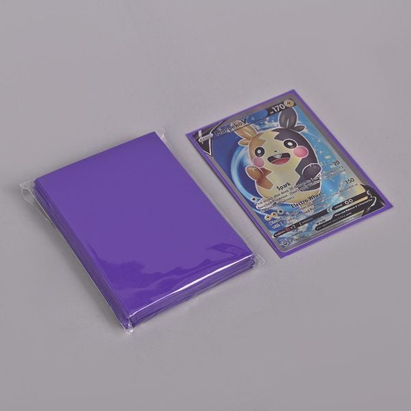  Sleeves bọc bảo vệ bài Pokemon TCG màu trơn set 50 