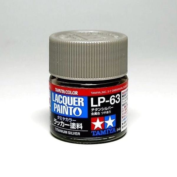  Sơn mô hình Tamiya Lacquer LP-63 Titanium Silver 82163 