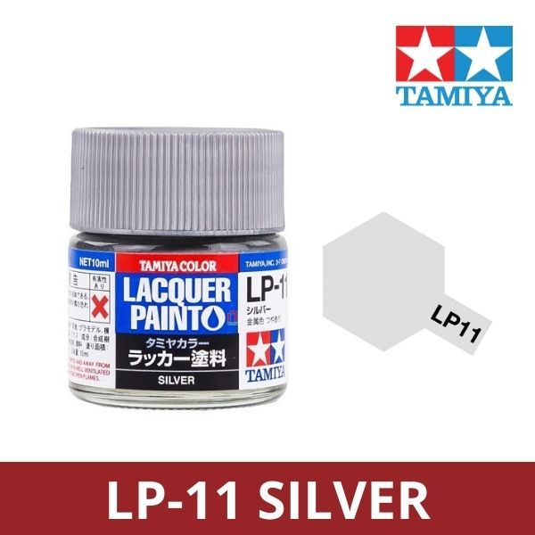  Sơn mô hình Tamiya Lacquer LP-11 Silver - 82111 