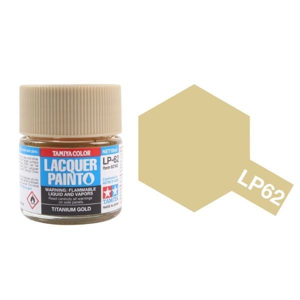  Sơn mô hình Tamiya Lacquer LP-62 Titanium Gold 82162 