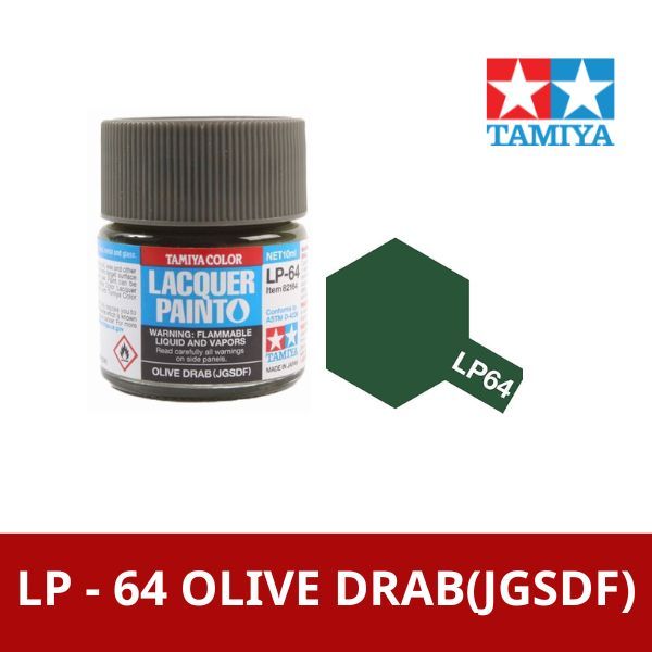  Sơn mô hình Tamiya Lacquer LP-64 Olive Drab JGSDF - 82164 