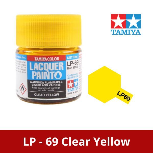  Sơn mô hình Tamiya Lacquer LP-69 Clear Yellow - 82169 