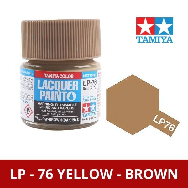  Sơn mô hình Tamiya Lacquer LP-76 Yellow Brown DAK 1941 - 82176 