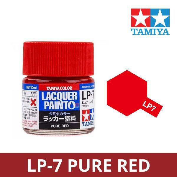  Sơn mô hình Tamiya Lacquer LP-7 Pure Red - 82107 