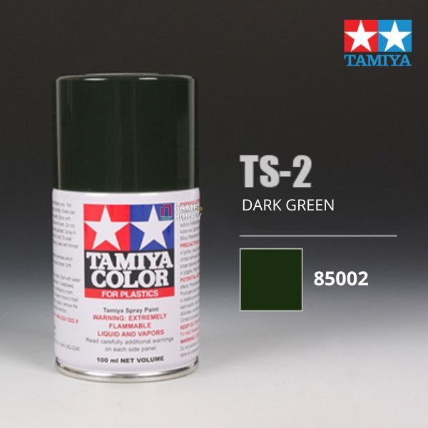 Sơn xịt mô hình Tamiya 85002 TS-2 Dark green
