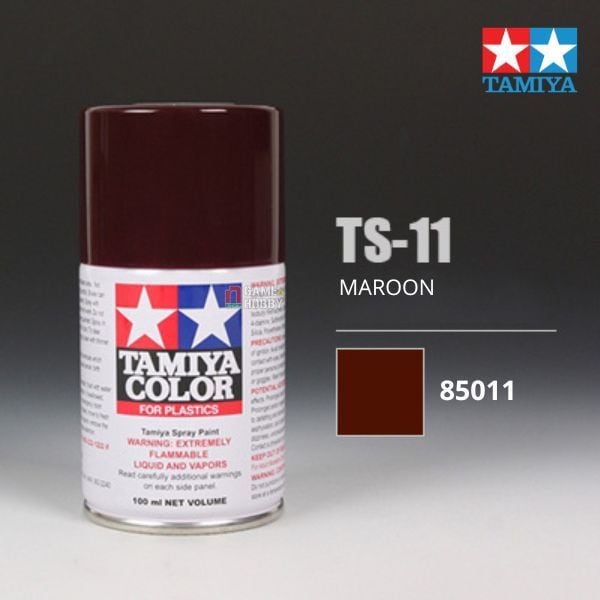 Sơn xịt mô hình Tamiya 85011 TS-11 Maroon giá rẻ nhất