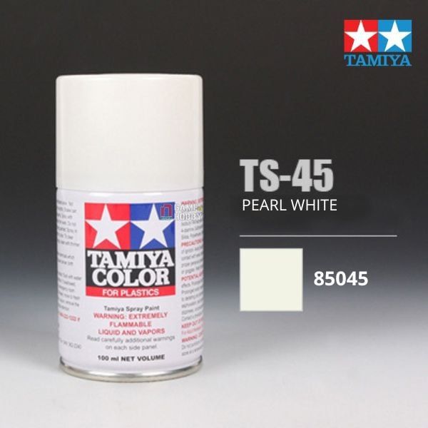  Sơn xịt mô hình Tamiya 85045 TS-45 Pearl White 
