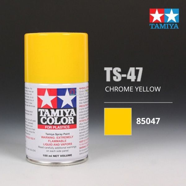  Sơn xịt mô hình Tamiya 85047 TS-47 Chrome Yellow 