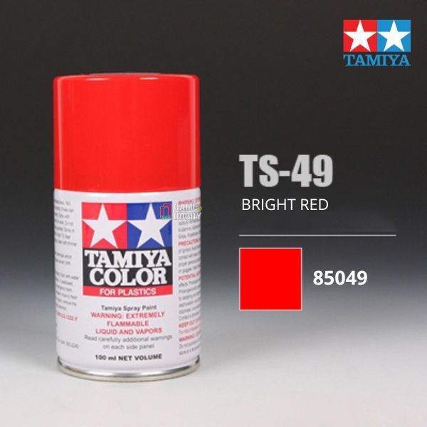  Sơn xịt mô hình Tamiya 85049 TS-49 Bright Red 