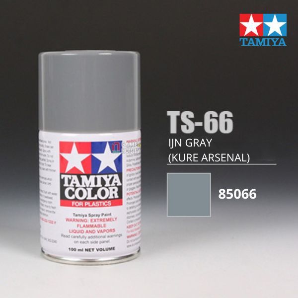  Sơn xịt mô hình Tamiya 85066 TS-66 IJN Gray (Kure) 