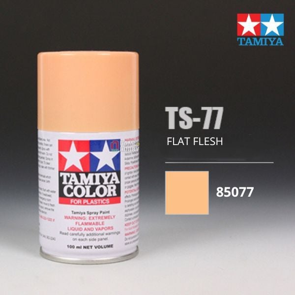 Sơn xịt mô hình Tamiya 85077 TS-77 Flat Fresh